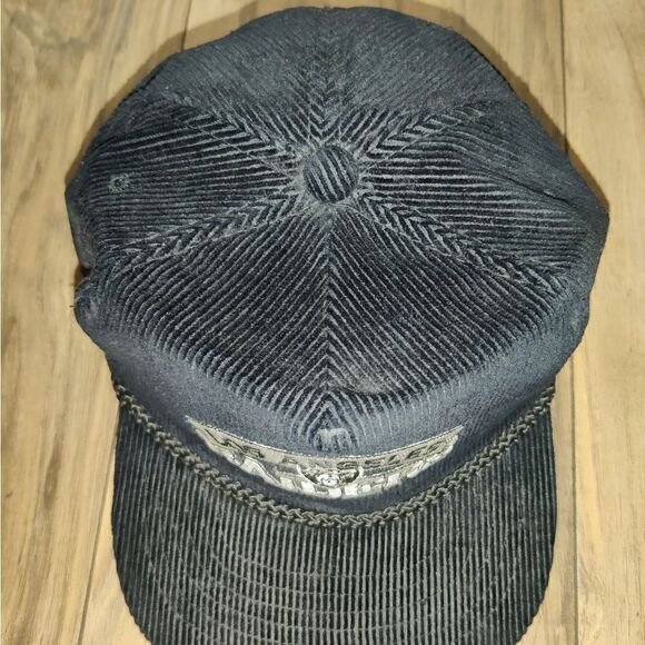 Vintage Los Angeles Raiders Corduroy Hat Zipper Back by AmaPro - Picture 2 of 8